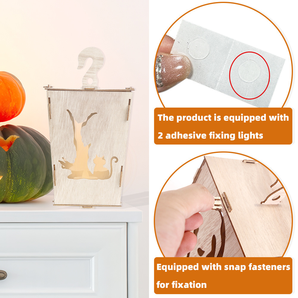 Wooden Lantern Site Decoration Props - Image 4