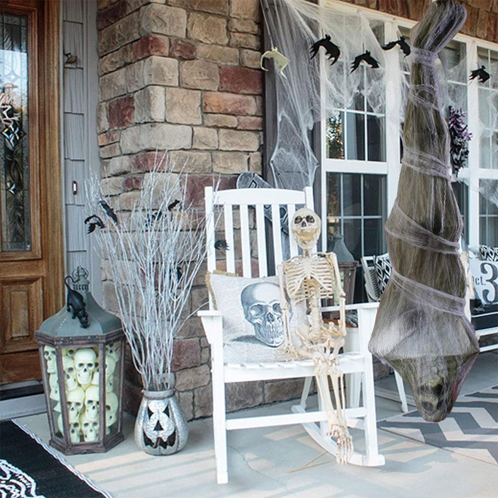 Halloween 1.8m Mummy Hanging Ghost Decoration Props - Image 4