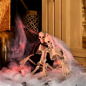 Halloween Plastic Skull Ghost Skeleton Decoration Props